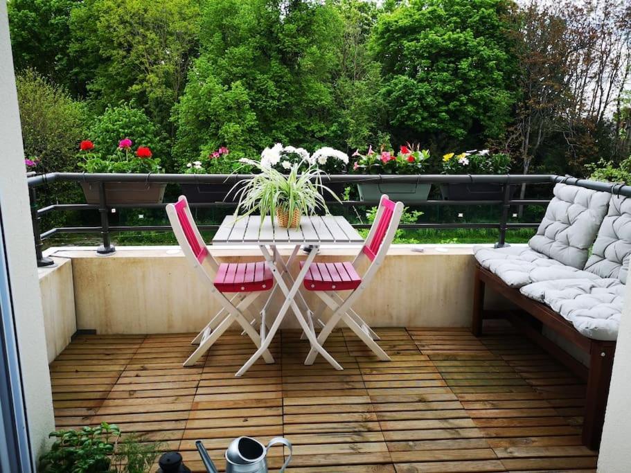 Appartement Centre Avec Balcon Parking Prive Orleans Bagian luar foto